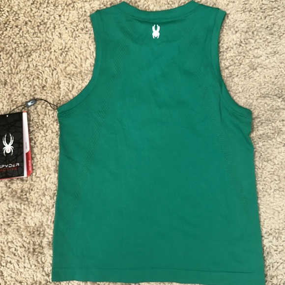 NWT Spyder Ladies’ Sleeveless Green Shirt (XS) - Picture 2 of 5